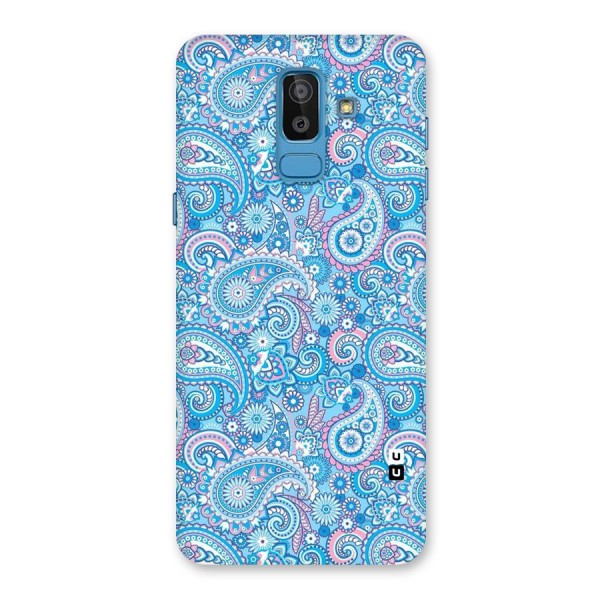 Blue Block Pattern Back Case for Galaxy On8 (2018)