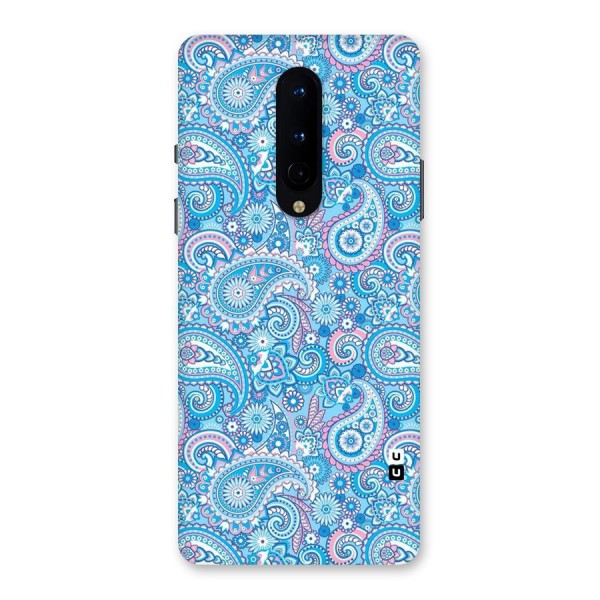 Blue Block Pattern Back Case for OnePlus 8