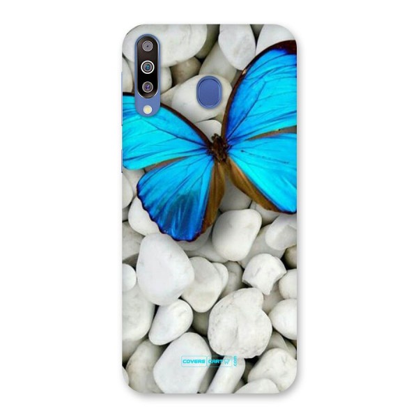 Blue Butterfly Back Case for Galaxy M30