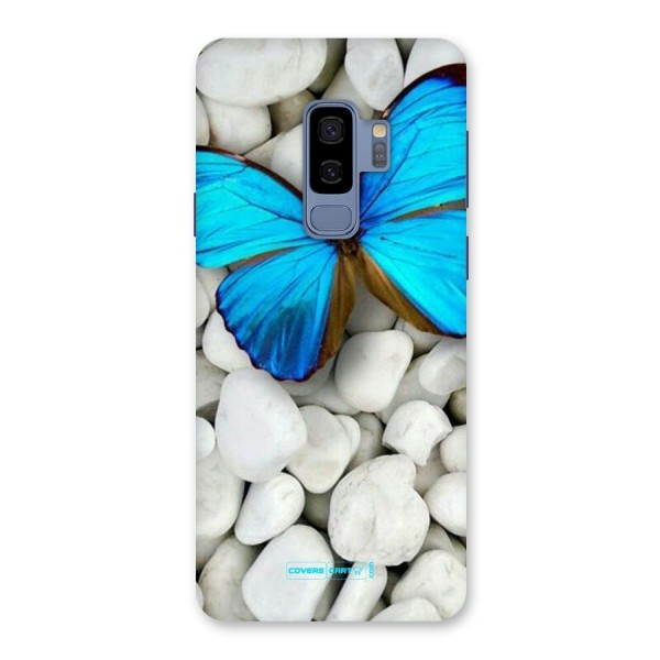 Blue Butterfly Back Case for Galaxy S9 Plus