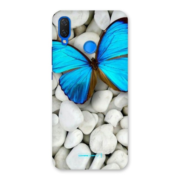Blue Butterfly Back Case for Huawei Nova 3i