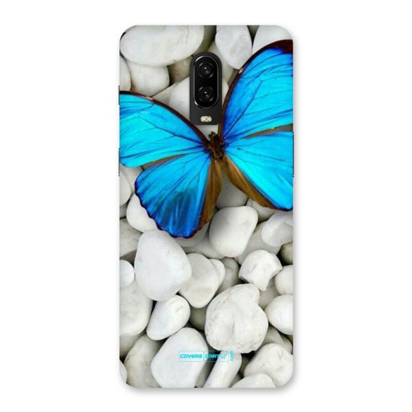 Blue Butterfly Back Case for OnePlus 6T