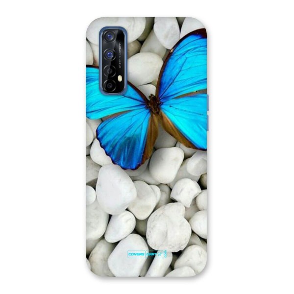 Blue Butterfly Back Case for Realme Narzo 20 Pro