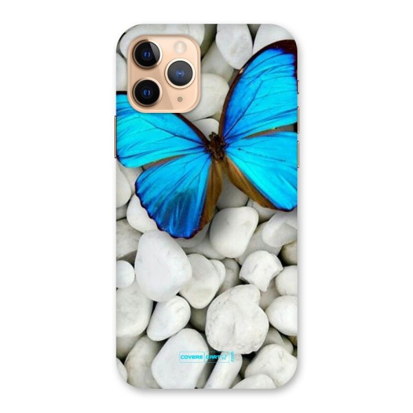 Blue Butterfly Back Case for iPhone 11 Pro