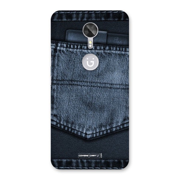 Blue Denim Back Case for Gionee A1