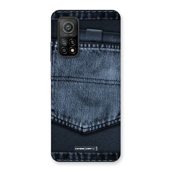 Blue Denim Back Case for Mi 10T 5G