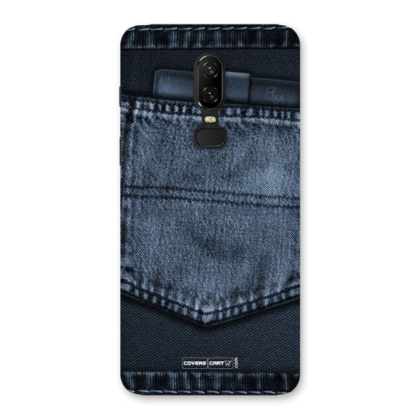 Blue Denim Back Case for OnePlus 6