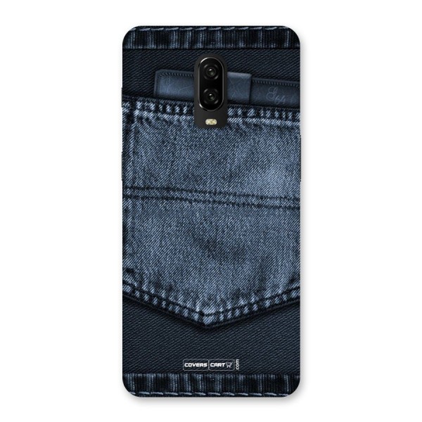 Blue Denim Back Case for OnePlus 6T