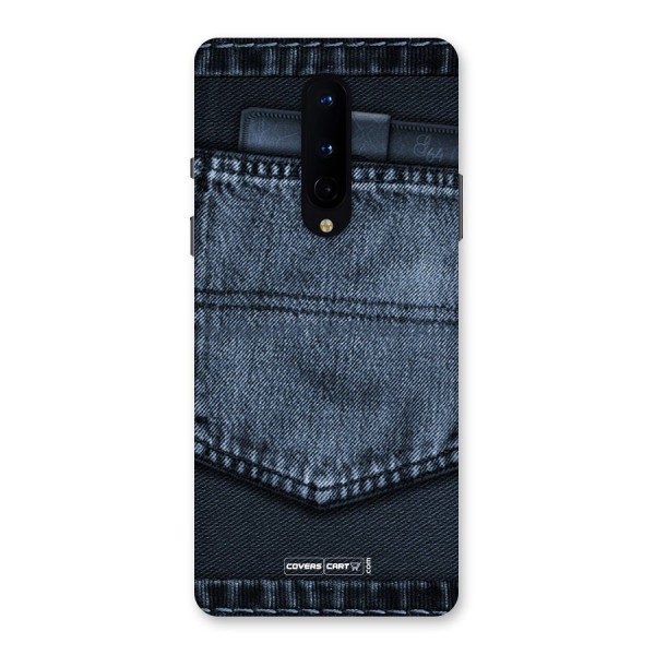 Blue Denim Back Case for OnePlus 8