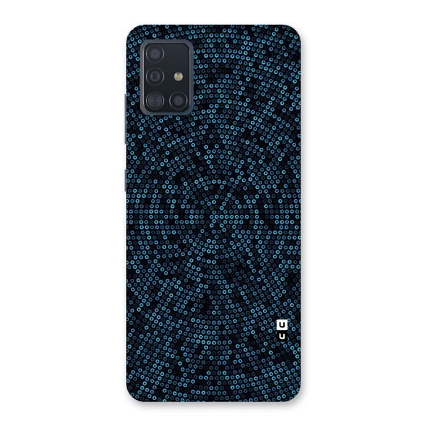 Blue Disco Lights Back Case for Galaxy A51