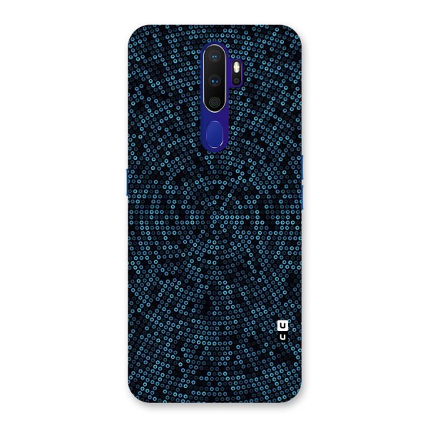 Blue Disco Lights Back Case for Oppo A9 (2020)