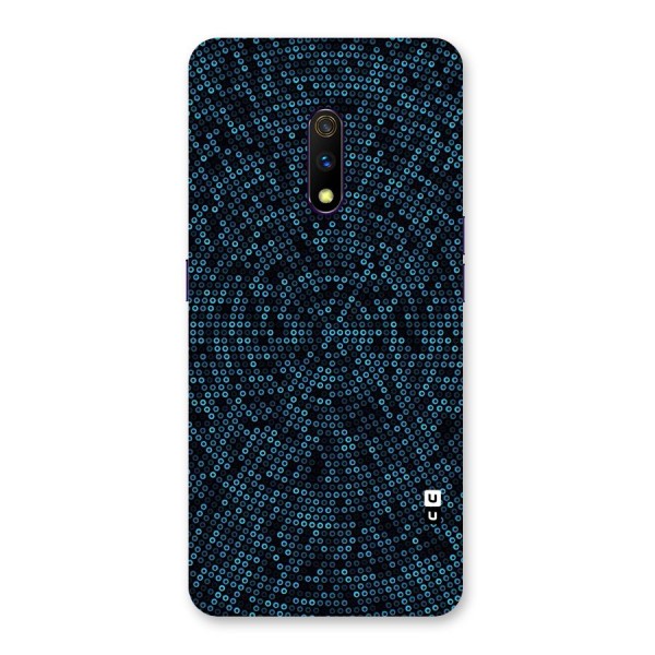 Blue Disco Lights Back Case for Realme X