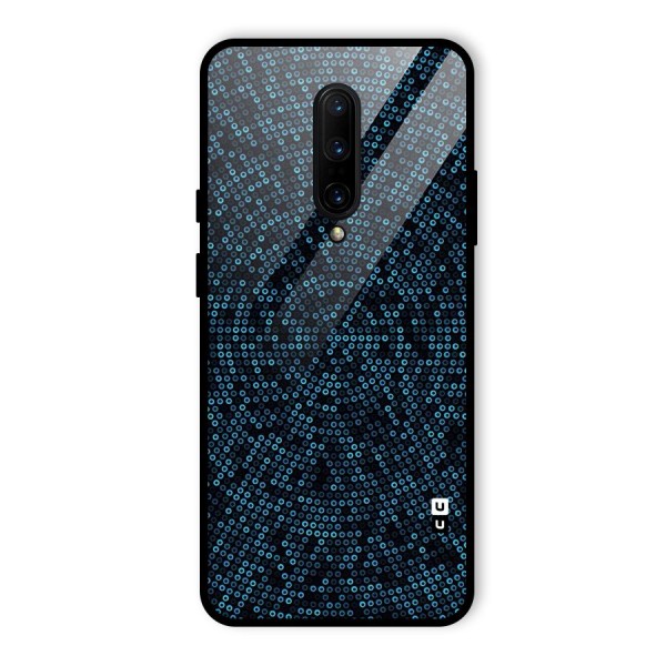 Blue Disco Lights Glass Back Case for OnePlus 7 Pro