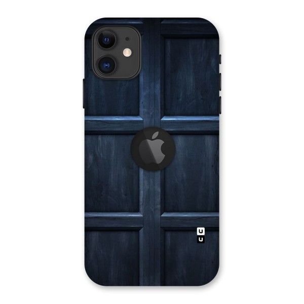 Blue Door Design Back Case for iPhone 11 Logo Cut
