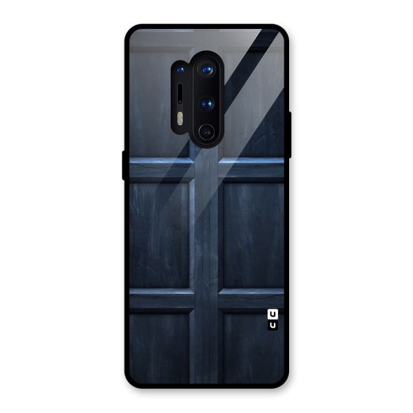 Blue Door Design Glass Back Case for OnePlus 8 Pro