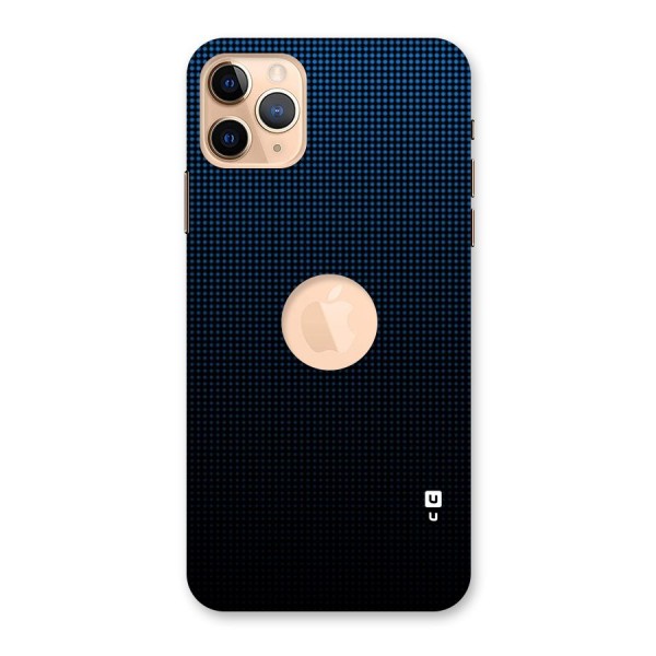Blue Dots Shades Back Case for iPhone 11 Pro Max Logo Cut