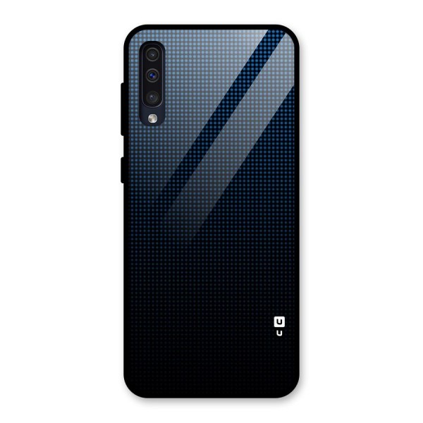 Blue Dots Shades Glass Back Case for Galaxy A30s