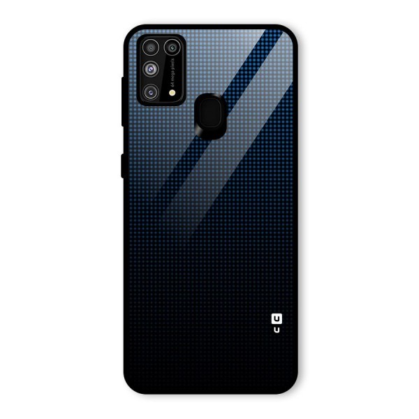 Blue Dots Shades Glass Back Case for Galaxy M31