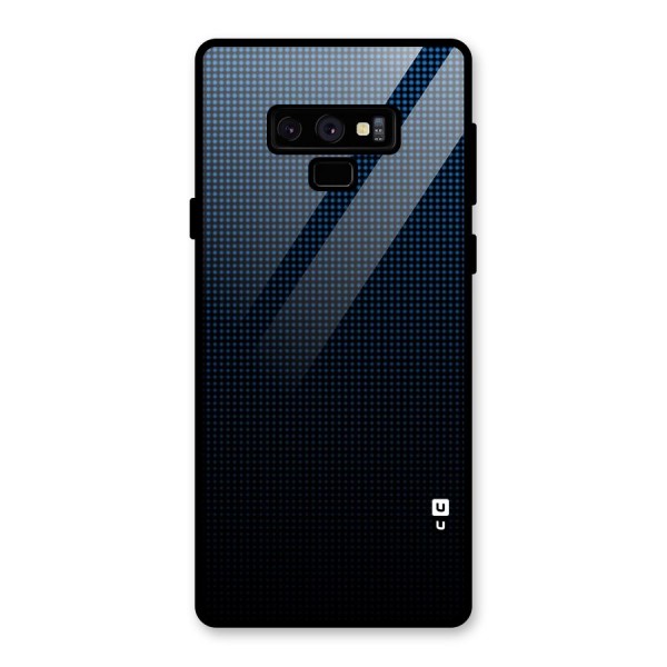 Blue Dots Shades Glass Back Case for Galaxy Note 9