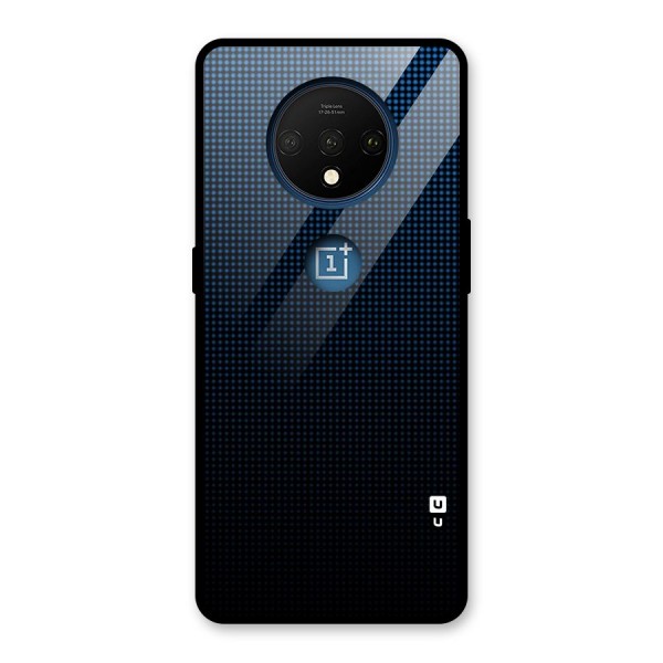 Blue Dots Shades Glass Back Case for OnePlus 7T