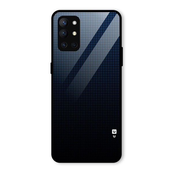 Blue Dots Shades Glass Back Case for OnePlus 9R