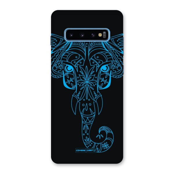 Blue Elephant Ethnic Back Case for Galaxy S10 Plus