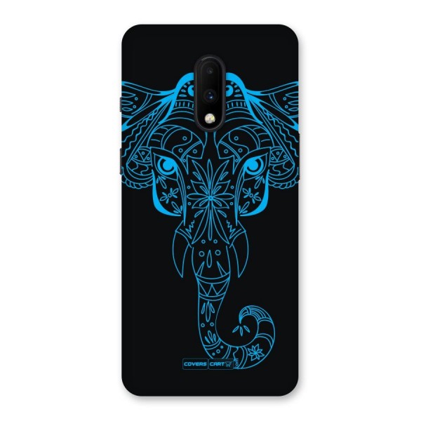 Blue Elephant Ethnic Back Case for OnePlus 7