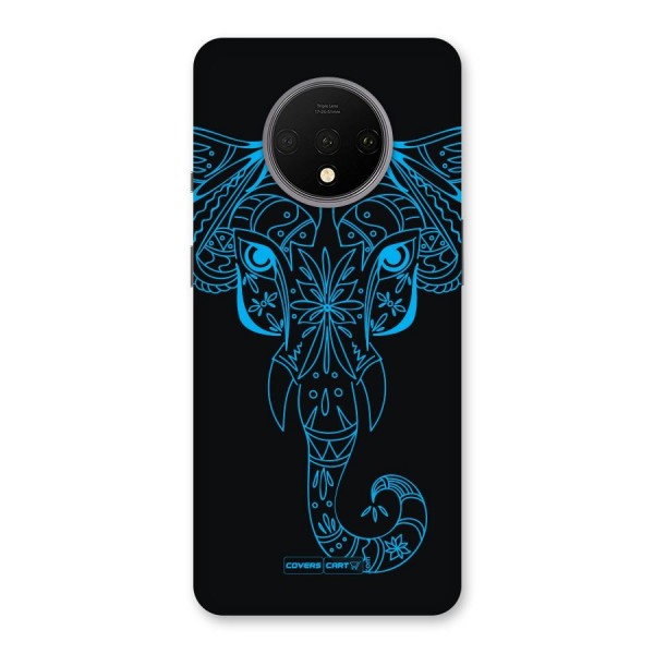 Blue Elephant Ethnic Back Case for OnePlus 7T