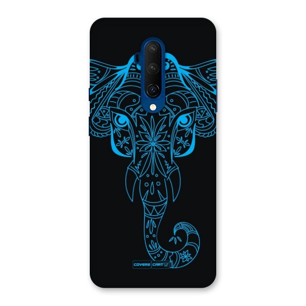 Blue Elephant Ethnic Back Case for OnePlus 7T Pro