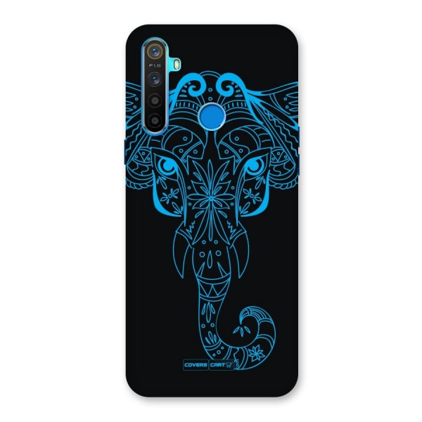 Blue Elephant Ethnic Back Case for Realme 5