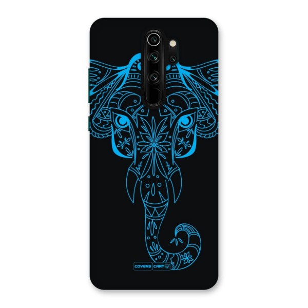 Blue Elephant Ethnic Back Case for Redmi Note 8 Pro