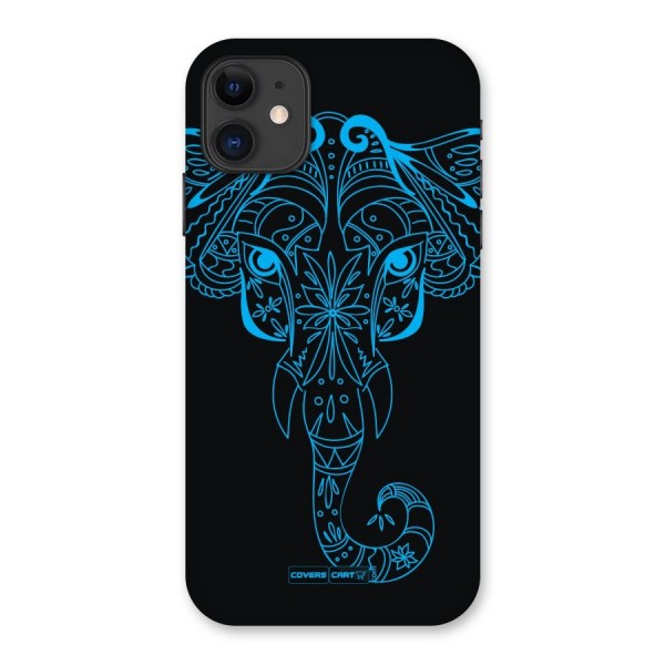 Blue Elephant Ethnic Back Case for iPhone 11