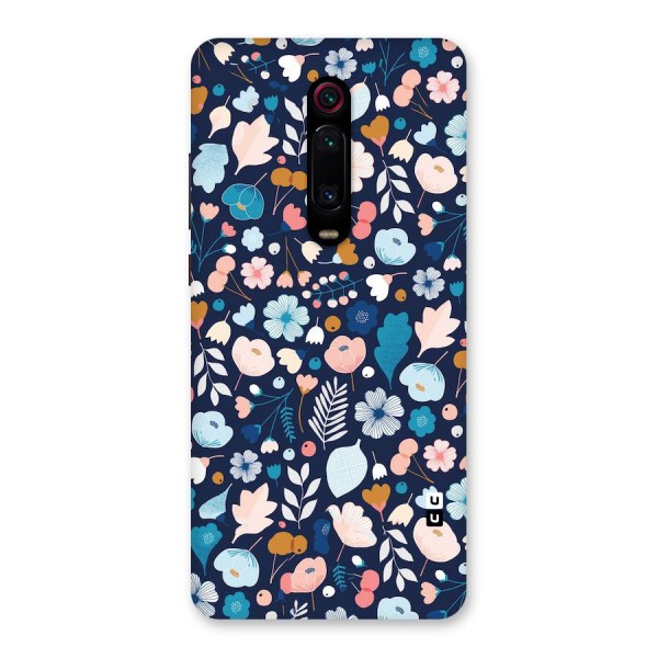 Blue Floral Back Case for Redmi K20 Pro