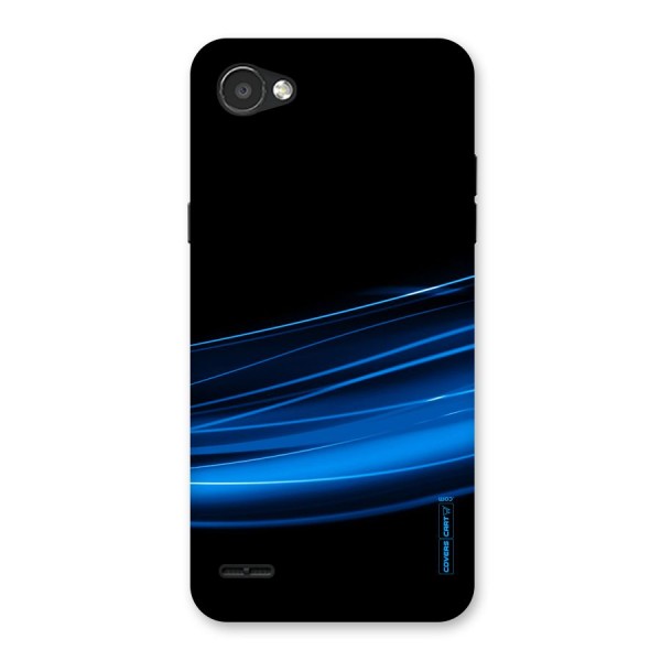 Blue Flow Back Case for LG Q6
