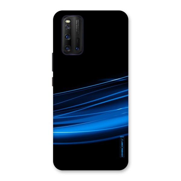 Blue Flow Back Case for Vivo iQOO 3