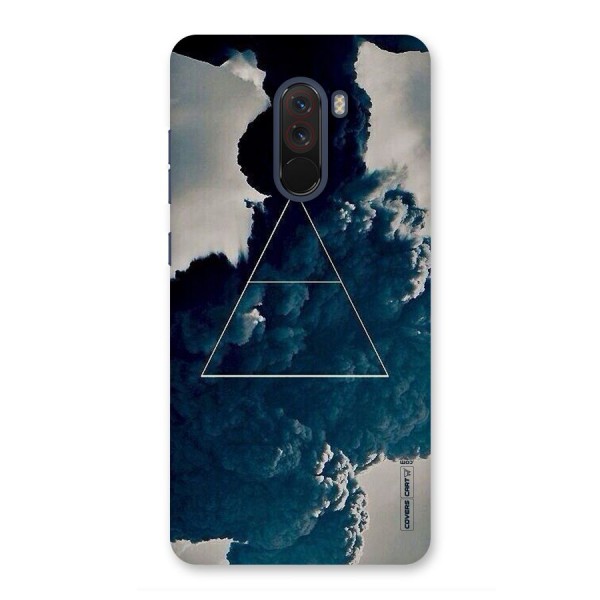 Blue Hue Smoke Back Case for Poco F1