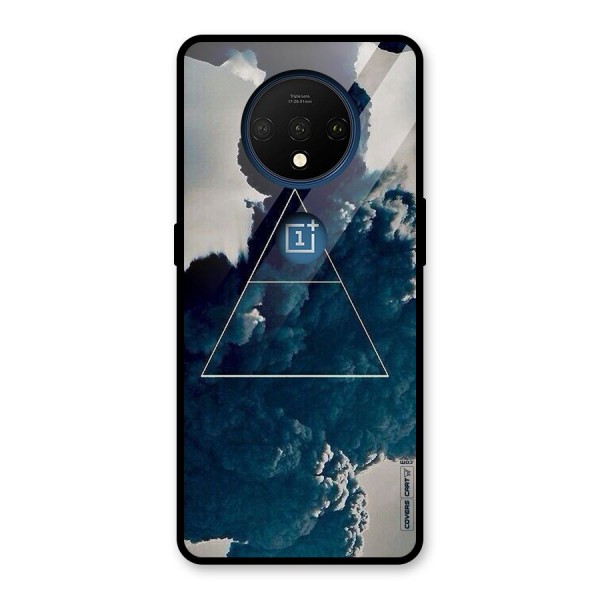Blue Hue Smoke Glass Back Case for OnePlus 7T