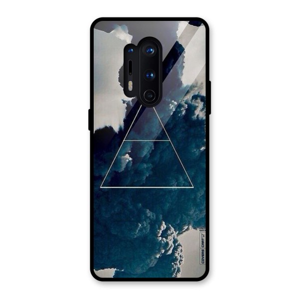Blue Hue Smoke Glass Back Case for OnePlus 8 Pro