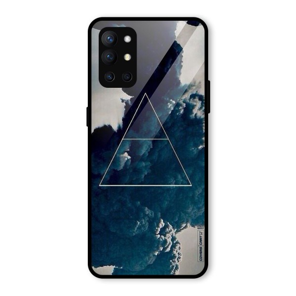 Blue Hue Smoke Glass Back Case for OnePlus 9R