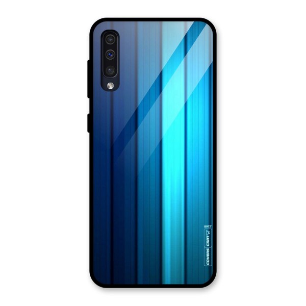 Blue Hues Glass Back Case for Galaxy A50s