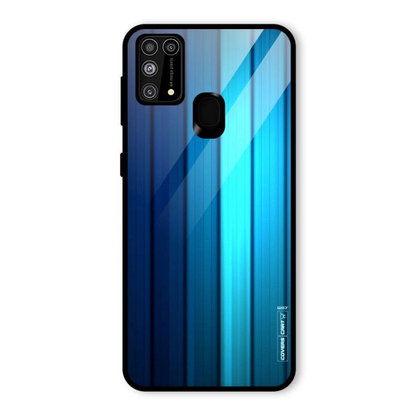 Blue Hues Glass Back Case for Galaxy M31