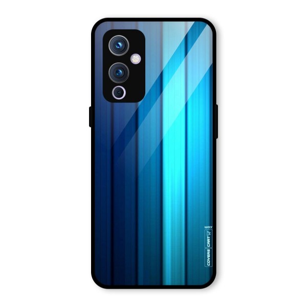 Blue Hues Glass Back Case for OnePlus 9