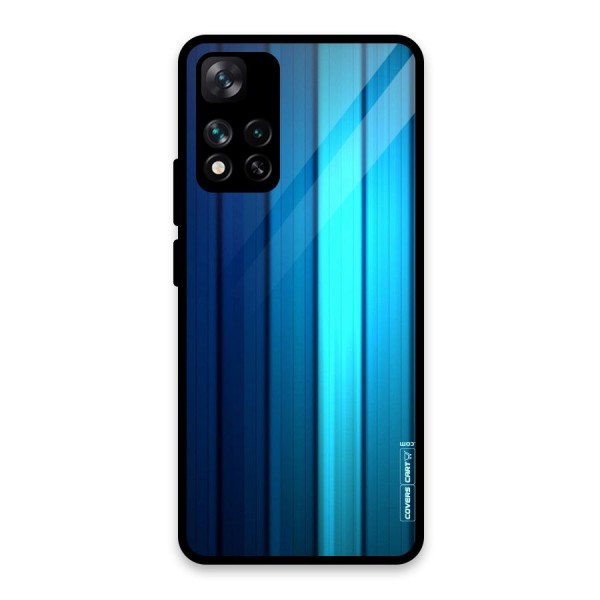 Blue Hues Glass Back Case for Xiaomi 11i HyperCharge 5G