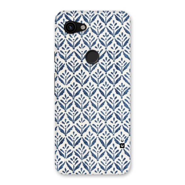 Blue Leaf Back Case for Google Pixel 3a