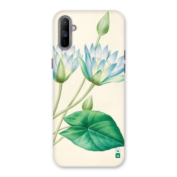 Blue Lotus Back Case for Realme C3