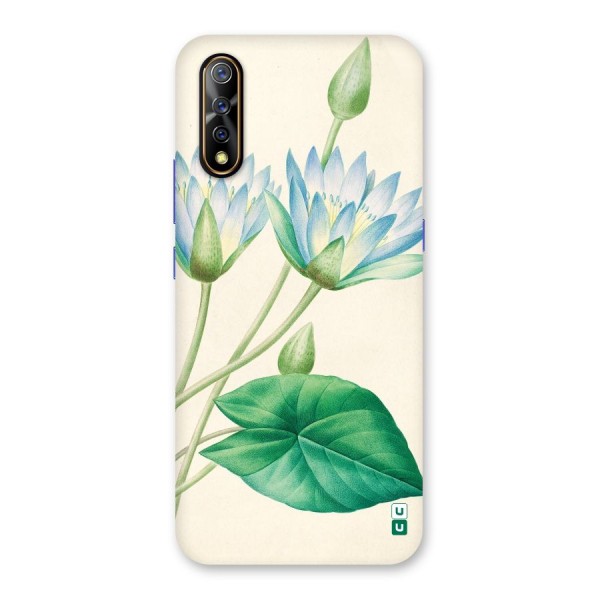 Blue Lotus Back Case for Vivo S1