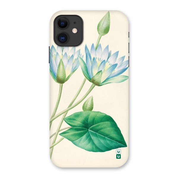Blue Lotus Back Case for iPhone 11