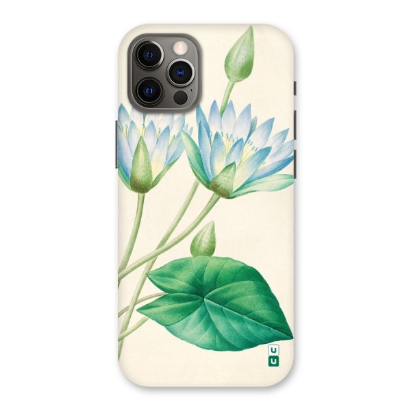 Blue Lotus Back Case for iPhone 12 Pro