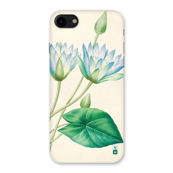 Blue Lotus Back Case for iPhone SE 2020