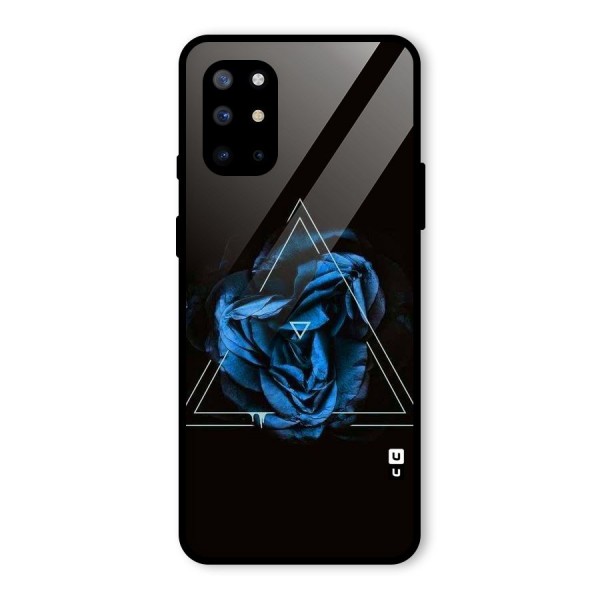 Blue Magic Triangle Glass Back Case for OnePlus 8T
